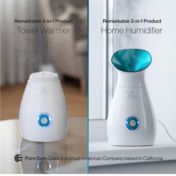 Large 3-in-1 Ionic Facial Nano Steamer w Precise Temp🌡️Control + 5Pc Skin Kit - Picture 8 of 8